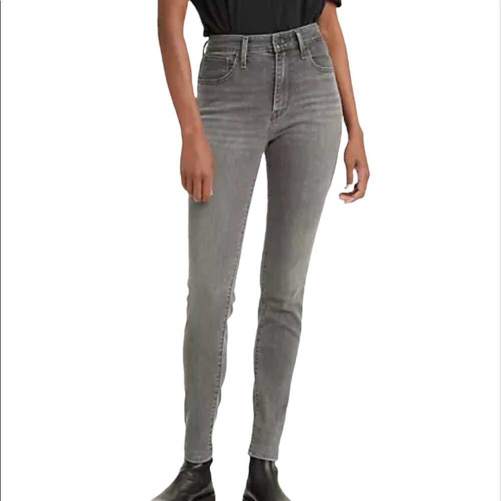 Levi’s 30 721 High Rise Skinny Jeans gray